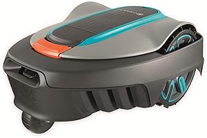 Gardena SILENO city: Mähroboter bis 500 m² Rasenfläche, Bluetooth-App bedienbar, Schnitthöhe 20 - 50 mm, LCD Display, Diebstahlschutz, inkl. Begrenzungskabel, Haken und Verbinder (15002-20)