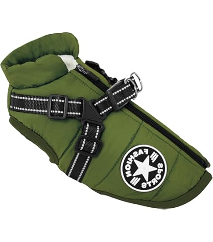 Nordseepfote Hundemantel Wasserdicht - Winterjacke Mit Reflektoren