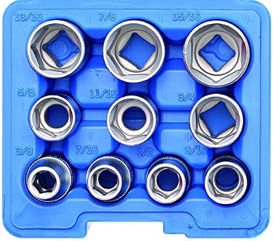 BGS 'BGS – clé à douille Chrome Vanadium 6 182,4 cm de 12,5 mm 1/2 Lot de 10