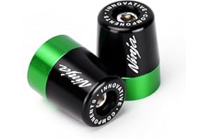 LOTFI Lenkergriffende passend for Kawasaki Ninja Ninja 400 650 300 250 250R 250SL 1000SX ZX14R ZX10R ZX6R Motorradschieber Lenkerenden (Size : Army Green)