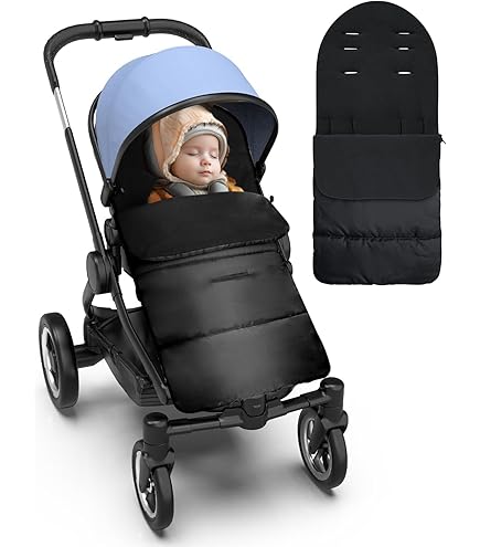 Thermische Kinderwagenslaapzak Inter Baby Voetenzak Voor De Winter Universele Kinderwagenslaapzak Warme Slaapzak Buggy Fleece Zak Waterdicht Winddicht Afneembaar Geschikt Voor Baby S