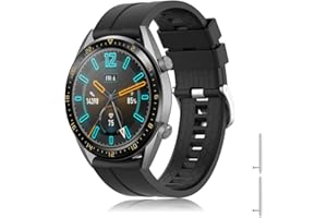 TOPSIC Huawei Watch GT2 Pasek, 22mm Miękki Silikonowy Pasek Zastępczy Kompatybilny z Huawei GT 2/Huawei Watch GT2 Pro/GT2e/Huawei Watch GT/Huawei Watch 3/3 Pro/Galaxy Watch 46mm/3 45mm/Gear S3