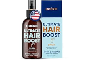 Moerie Ultimate Mineral Hair Growth Spray – For Longer, Thicker, Fuller Hair - with Biotin & Caffeine - Vegan Hair Products – Paraben Free – All Hair Types – Reverse Hair Loss - 1 month supply