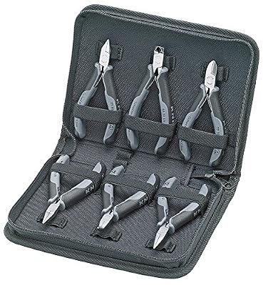 KNIPEX 00 20 17 Jeu de pinces électroniques pour le travail sur les composants électroniques