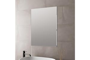 Artis® 500 x 700mm Bathroom Mirror Frameless Vanity Mirrors Bevelled Edge Wall Mounted Mirrored, Rectangular