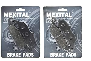 ‎MEXITAL MEXITAL Motorrad Bremsbeläge Vorne links + vorne rechts für GSF 600 Bandit (00-04) GSF 650 Bandit (05-06) SV 400 (00-05) SV 650 (99-18) SFV 650 Gladius (09-15) DL 650 V-Strom (04-2020)