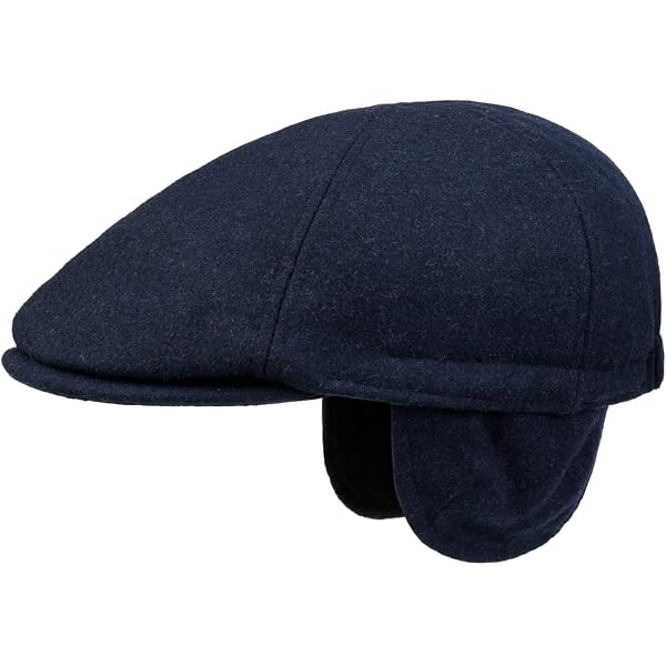 Berretto Stetson In Pelle Di Maiale Con Paraorecchie - Coppola Calda Per L'inverno, Made In EU