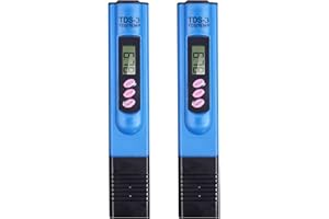 COWANIEE 2 PCS TDS Meter Digital Water Tester Pen LCD with 0-9990 PPM Measurement, Portable for Drinking Water, Swimming Pools, Aquarium, Aquaculture