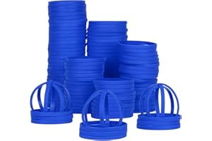 LVNRIDS 100 PCS Silicone Wristbands Rubber Bracelets 7 inch Length Sports Elastic Wristband Bracelet Bulk Gifts for Boys Girls Teacher Student Party Blue