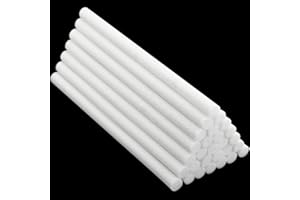 Boao 40 Pezzi Bastoncini per Umidificatore Cotone Bastoncini di Ricarica con Filtro per Umidificatore per Portatili Umidificatori USB Personali in Ufficio Casa Camera da Letto, 5,3 Pollici