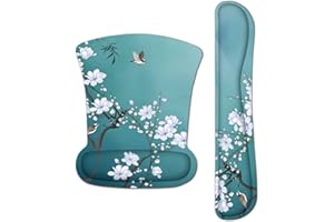 AOKSUNOVA Alfombrilla de ratón ergonómica con Almohadilla de Gel para Manos