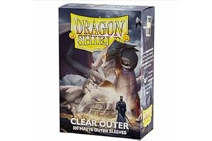 Arcane Tinmen Dragon Shield 13002 matowe przezroczyste rękawy zewnętrzne 100 sztuk