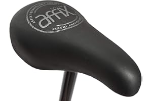 KHEBIKES KHE Affix Combo J5 - Sillín acolchado para BMX (328 g), color negro