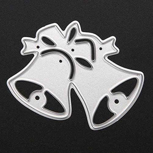 Amazingdeal365 2 PCS Schelle Metall Form Schablonen Schneiden DIY Dekor Sammelalbum Karten Buchzeichen Lesezeichen als Geschenk für Freunde Geburtstag Kinder,Kindergarten Hobby Schule Handarbeit Unterricht usw. Ein tolles Geschenk! (Meerjungfrau) - 2