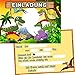 Produktbild German Trendseller® - 6 x Einladungskarten - Dino Party -  Kindergeburtstag  Mitgebsel  Dinosaurier - Geburtstag  6 Einladungen