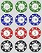 Produktbild 12 Poker Chips reispapier fee / becher kuchen 40mm cake topper vorschnitt deko
