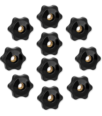 QUARKZMAN 4pz Manopola A Vite Serraggio, 1/4-20 X 0.55 Manopola