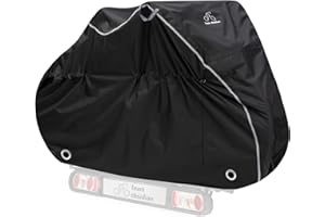 TEAMOBSIDIAN Team Obsidian, 210D/ 300D Oxford Cubierta Impermeable para Bicicleta Protección UV Anti Polvo Lluvia con Orificios de Bloqueo para Bicicleta de montaña/Bicicleta de Carretera/Bicicleta de Ruta