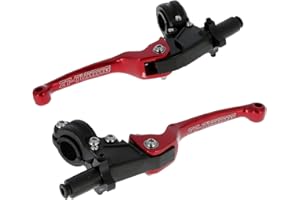 ZT-Tuning Set: Brems- und Kupplungsarmatur mit Klapphebel Racing Rot