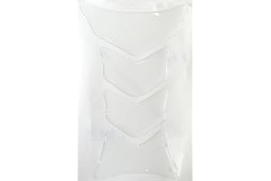 Capricornone Tyre Tread 3d Resin Domed Gel Tank Pad (Clear)