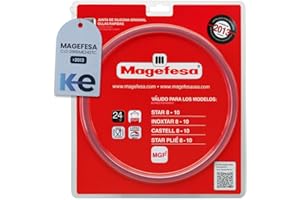 Anakel Home Junta de Tapa para Olla a Presión 09REME24STC Compatible con Magefesa Star, Inoxtar, Star Plié y Castell 8–10 L, Ollas Fabricadas desde 2013 | Silicona, Diámetro Interior de 24 cm