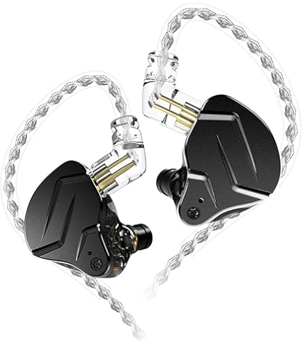 KZ Zsn Headphones 1BA 1DD, KZ High Fidelity In-Ear Earphones with