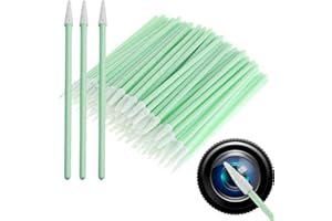 HABNI 100 Piezas Sin Polvo Bastoncillos De Limpieza, Kits De Bastoncillos De Espuma Para Cámaras, Lentes Ópticos, Manualidades, Pinturas, Pistolas, Impresoras, Detalles De Automóviles