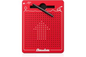 TollesfürKinder Magnetspiel für Kinder - Magnet Zaubertafel mit Kugeln und Stift - Tolle Beschäftigung Kinder ab 3 - Das magische Magnet Spiel für die stressfreie Autofahrt