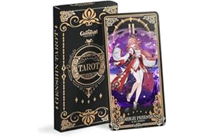 HANAIETTE Juego completo de cartas de tarot periféricas de impacto Genshin de 22 piezas de personajes HD