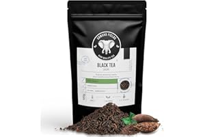 EDWARD FIELDS HIGH QUALITY TEA Edward Fields Tea ® - Tè Nero biologico sfuso con Cacao. Tè biologico raccolto a mano con ingredienti e aromi naturali e biologici, 100 g, India.