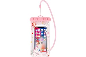 FALAFOTY wasserdichte Handyhülle 22.5cm*11.5cm Handytasche Handy Wasserschutzhülle Schwimmen Waterproof Phone Case Wasserfeste für iPhone, Samsung, Huawei, Xiaomi und weiteren Smartphones (Einhorn)
