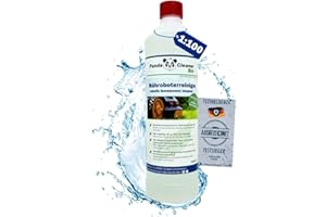 PandaCleaner Lawnmower Robot Cleaner – 1 Litre High Concentrate 1:100 – Lawn Mower Robot Accessories for Bosch, Einhell, Gardena, Husqvarna, Stihl, Wolf-Garten, Worx, Robomow etc.