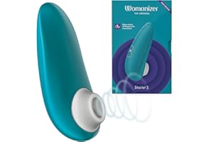 Womanizer Starlet 3 Succionador de clítoris - Estimulador de clítoris femenino con 6 niveles de intensidad - Succionador mujer sumergible - Vibrador recargable para mujeres y para parejas - Turquesa