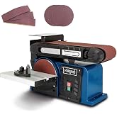 Scheppach Aksesuarlı BTS900 bantlı disk zımpara makinesi | 370W zımpara makinesi | 230V | 2850 dak-1 | zımpara pedi &ccedil;apı 150m