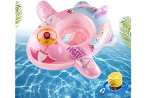 ShengOu Bébé Siège De Piscine,Bouee Bebe,Bague De Natation Flottante,Anneau de Natation pour Newborn Swimming,Siège de Natation Réglable pour Tout-Petits