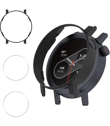 Coque Rigide + Verre Trempé Pour Suunto Run - Lot De 2, Protection Complète Anti-chocs