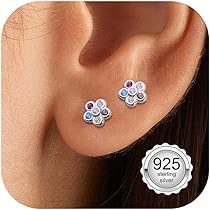 Zilveren oorknopjes voor vrouwen, 925 sterling zilver, kleine