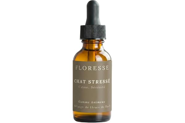 Conseil fleur de Bach® - Fleurs de Bach Chat stressé Un mélange Qui va Aider Votre Chat à se Calmer Flacon de 10 ML