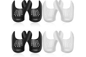 FANWINKJ Lot de 4 protège-chaussures anti-plis pour baskets, ajustement optimal et protection pour homme et femme