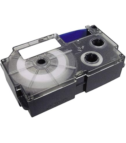 Nastri Per Etichettatrice Casio XR-12X | 2 Cassette Nero Su Trasparente 12mm X 8m | Compatibili KL Serie - Foto 7