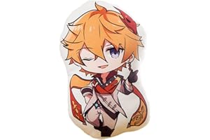 LSHPRESX Juego Genshin Impact Tartaglia Soft Plush Toy Game Pillow （45cm）