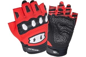Seibertron Dirtclaw Unisex BMX MX ATV MTB Road Racing Mountainbike Fahrradhandschuhe Radsporthandschuhe Dirt Bike Gel Padded rutschfeste Halbfinger Motorrad Sports Handschuhe