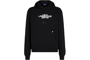 KARL LAGERFELD JEANS, para Mujer, Sudadera con Capucha con Logo Laminado Regular