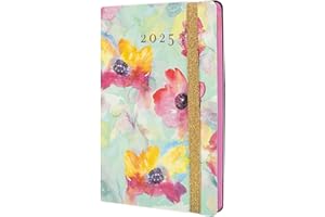 Finocam - Agenda Flexi Joy 2025 Semana Vista Horizontal Enero 2025 - Diciembre 2025 (12 meses) Bloom Español