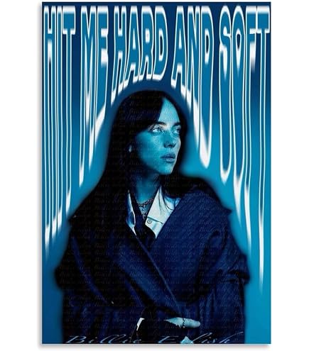 Maxi Poster Laminato Billie Eilish – Sparks – 61x91,5 Cm – Stampa Alta Qualità Con Laminazione Protettiva