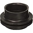 ICON 12483 Holding Tank Fitting - 1-1/2" Rubber Grommet, Black