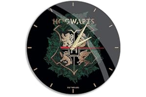 ERT GROUP Orologio da parete con licenza ufficiale Harry Potter, lucido, opaco, silenzioso, design unico, lancette in metallo laccato, 30,5 cm (12") Multicolore
