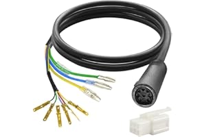 Hominas Cavo di Prolunga Motore, 9 Pin Prolunga Cavo per Motore da 600 mm Cavo di Conversione Motore per Bicicletta Elettrica