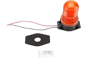 AKOZON 10-110V 30 Led Lampeggiante Rotante Lampada Strobo Muletto Spia