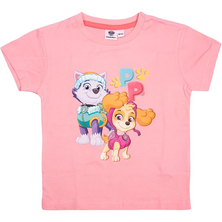 Minymo Mädchen Langarm T-Shirt – Weich & Dehnbar Mit PAW Patrol Druck